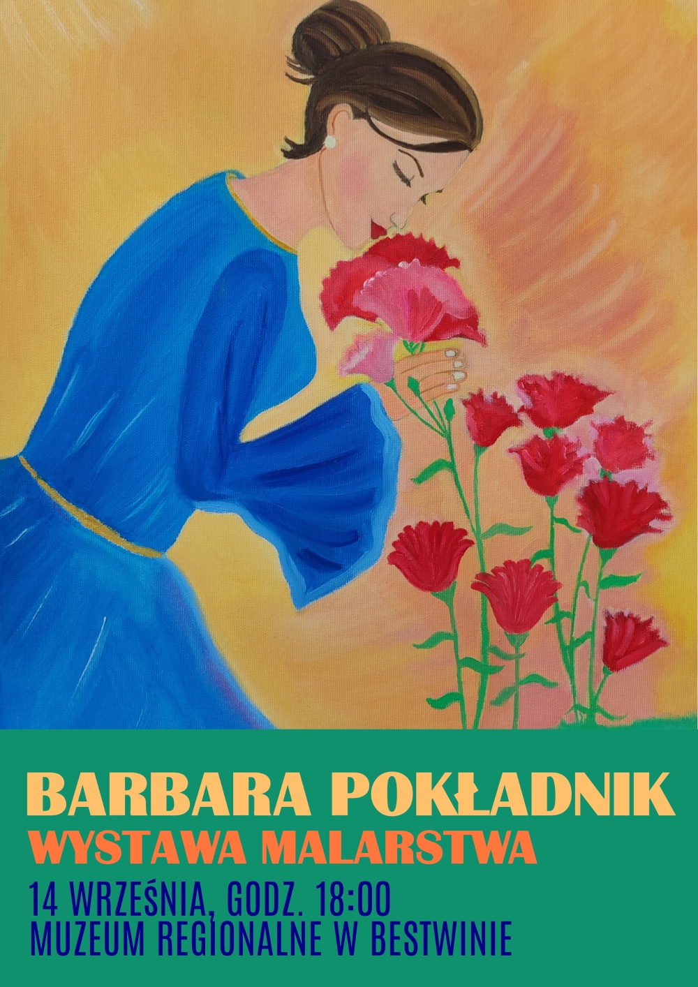   Barbara Pokładnik - wystawa malarstwa - 14 września - Muzeum Regionalne w Bestwinie